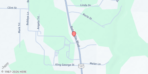 Map showing Southside 4-H Food Pantry at 2420A Batesville Blvd, Batesville, AR