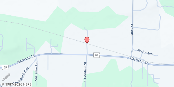 Map showing White River AAoA SENIOR/INDEPENDENT at 1590 College St, Batesville, AR