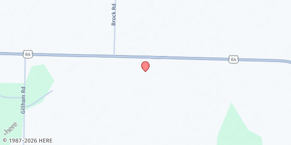 Map showing Crosspoint Ministries at 805 Hwy 64 West, Beebe, AR