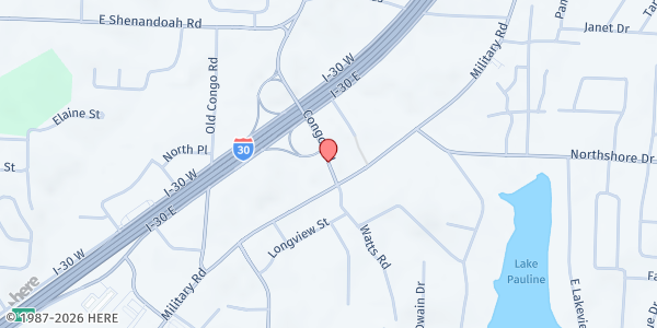 Map showing Benton Seventh Day Adventist Church at 2615 Lincoln Rd., Benton, AR