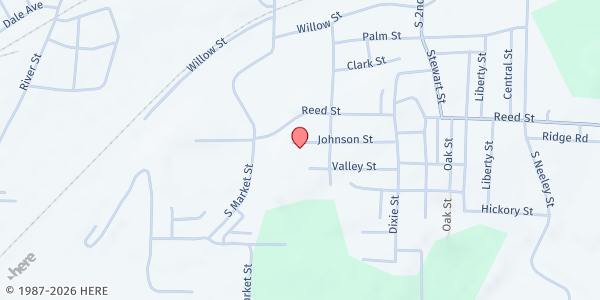 Map showing Johnson Street COC at 101 Johnson St, Benton, AR