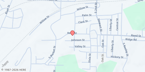 Map showing Mount Zion Missionary Baptist Church Benton at 1305 S. East St., Benton, AR