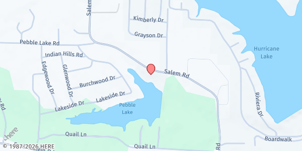 Map showing The Summit Church Saline County at 3069 Salem Road, Benton, AR