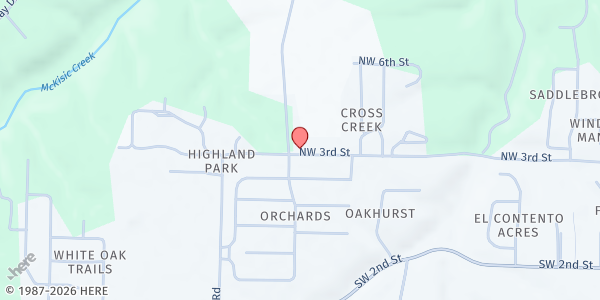 Map showing All Saints Free Little Pantry at , Bentonville, AR