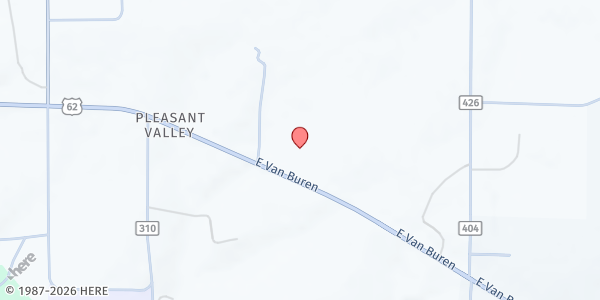 Map showing Seventh Day Adventist - Berryville at 1330 US-62, Berryville, AR