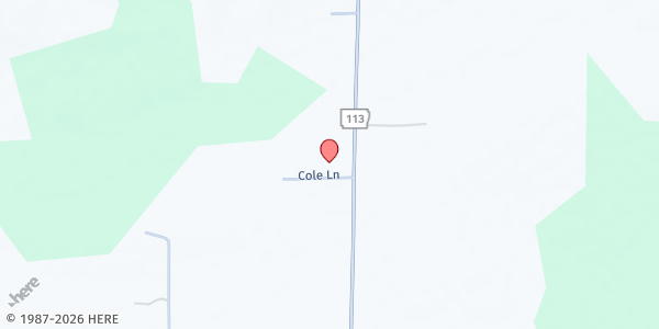 Map showing Today's Family Church at 123 AR-113, Bigelow, AR