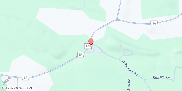 Map showing Prairie Bayou Church at 19480 AR-84, Bismarck, AR