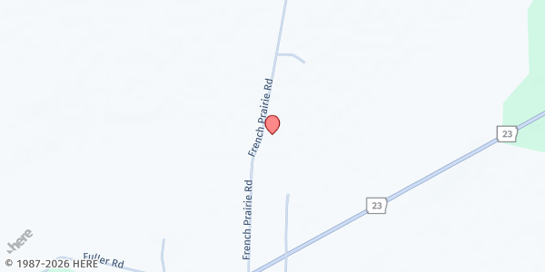 Map showing Union Hope Baptist Church - Booneville at 374 French Prairie Rd, Booneville, AR