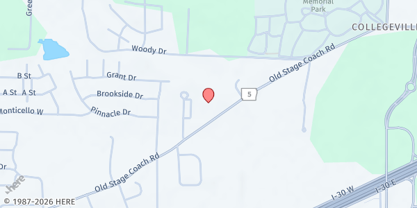 Map showing First Baptist Church of Bryant at 6715 AR-5, Bryant, AR