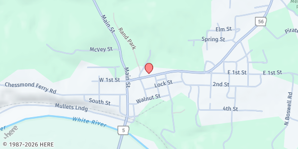 Map showing Calico Rock Community Care Program at 322 W. Hwy 56, Calico Rock, AR