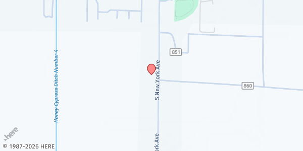 Map showing Caraway Senior Life Center at 102 E State Street, Caraway, AR