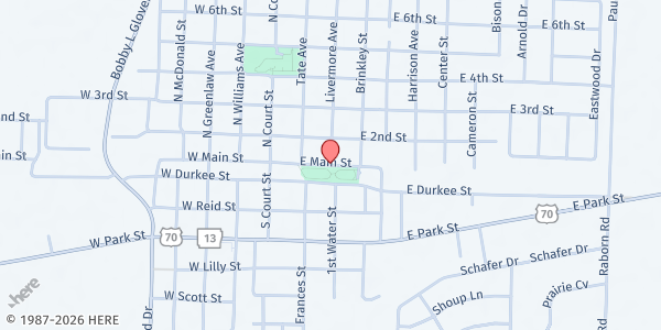 Map showing Carlisle Senior Center at 405 E. Main St., Carlisle, AR