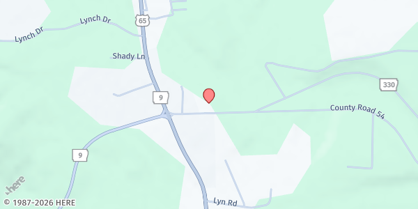 Map showing Choctaw Food Bank at 201 AR 330 Hwy E., Choctaw, AR