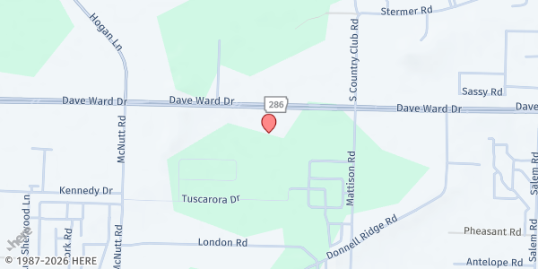 Map showing Central Baptist Church - Conway at 3333 Dave Ward, Conway, AR