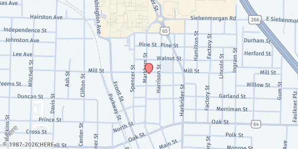 Map showing Faith In Depth Church at 1174 Markhan St., Conway, AR