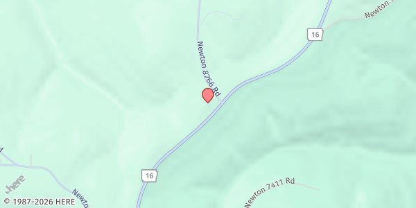 Map showing Deer School Food Pantry at 18813 Highway 16, Deer, AR