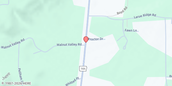 Map showing Pleasant Grove Assembly of God Church at 14962 SR 7N, Dover, AR