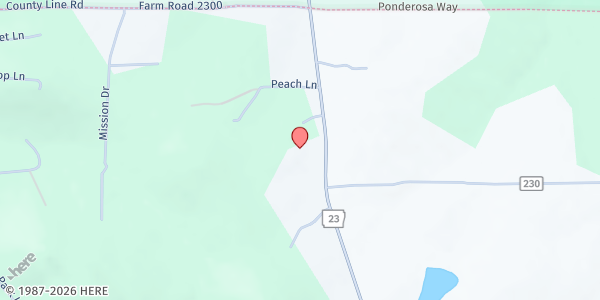 Map showing Full Faith Ministries at 7090 AR-23, Eureka Springs, AR