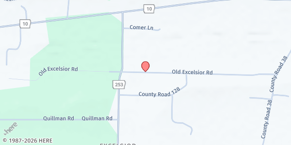 Map showing Church of The Nazarene - Greenwood at 800 Excelsior Rd., Excelsior, AR