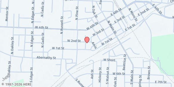 Map showing Fordyce Senior Citizens Center at 608 Moro St., Fordyce, AR