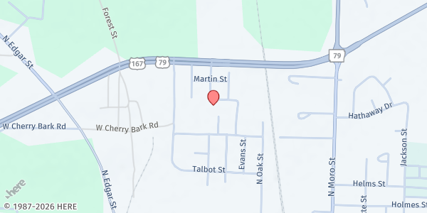 Map showing House of Prayer at 237 Garling St, Fordyce, AR