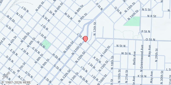 Map showing Antioch for Youth and Family at 1420 N. 32nd St., Fort Smith, AR