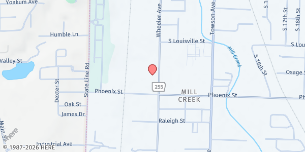 Map showing Community Services Clearinghouse - Fort Smith at 4420 Wheeler Ave, Fort Smith, AR