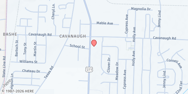 Map showing Haven Heights Baptist Church at 7701 US-271, Fort Smith, AR