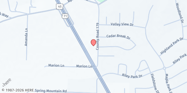 Map showing Rye Hill Baptist Church at 11501 US-71, Fort Smith, AR