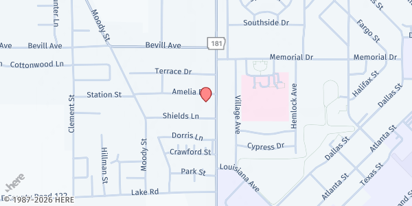 Map showing Gosnell Community Center at 307 back S Air Base Hwy, Gosnell, AR