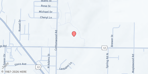 Map showing Mercy Mall - Winkler Warehouse at 805 Annex 1 Cottonwood Rd., Harrison, AR