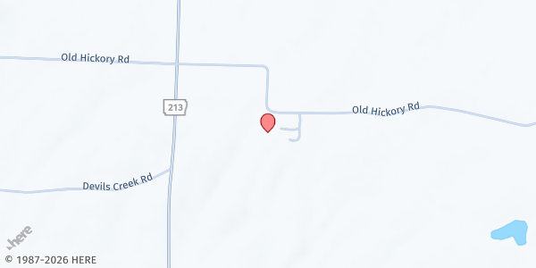 Map showing Old Hickory BC Pantry at 728 Old Hickory Rd, Hattieville, AR