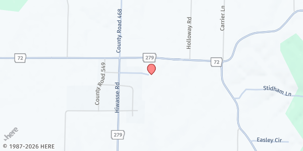 Map showing Hiwasse Mobile Pantry at 13690 Firehouse Ln., Hiwasse, AR