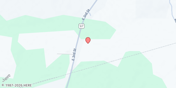 Map showing Hope Evening Lions Club at 3301 E. 3rd St., Hope, AR