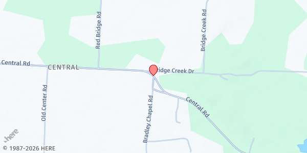 Map showing Old Center Community Church at 122 Bradley Chapel Rd., Horatio, AR