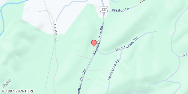 Map showing HARVEY'S CHAPEL BAPT CHURCH at 2515 Mountain Pine Rd, Hot Spring, AR