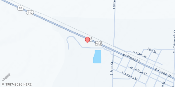 Map showing Faith Worship Center at , Hoxie, AR