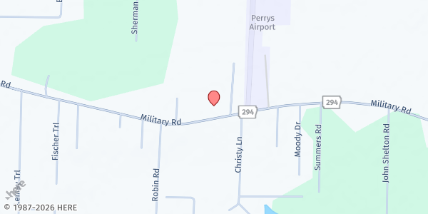 Map showing Bible Baptist Church at 3301 N. 1st St., Jacksonville, AR