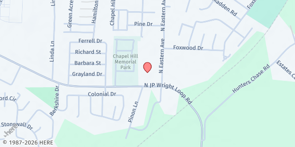 Map showing First Church of The Nazarene - Jacksonville at 1506 N. J P Wright Loop Rd., Jacksonville, AR