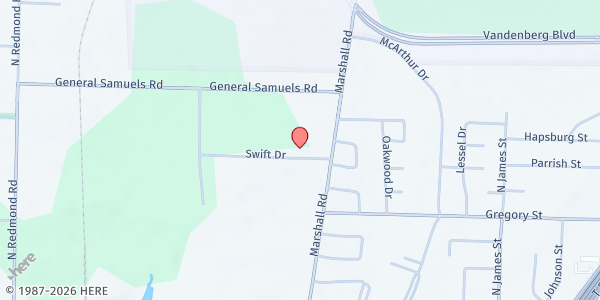 Map showing Fishnet Missions - Jacksonville at 1700 Swift Dr., Jacksonville, AR