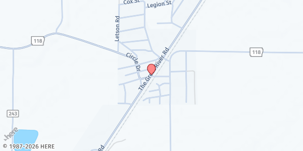 Map showing The Help Center at FBC at 7303 US-61, Joiner, AR