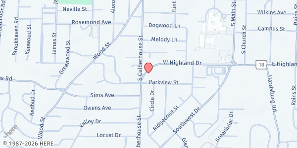 Map showing Helping Neighbors Food Pantry NEW! at 501 W Highland Dr, Jonesboro, AR