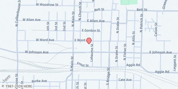Map showing Jonesboro Pre-K North at 210 E Johnson Ave, Jonesboro, AR