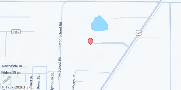 Map showing Nettleton Baptist Church at 7001 Johnson Ave., Jonesboro, AR