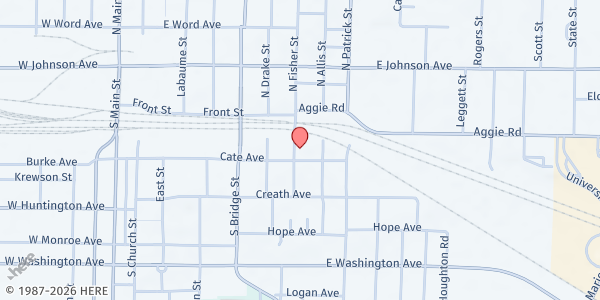 Map showing The Salvation Army - Jonesboro Corps at 800 Cate Ave, Jonesboro, AR