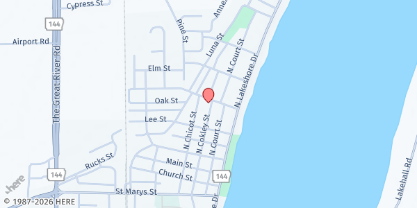 Map showing Learning Academy, Inc. at 441 N Cokley St, Lake Village, AR
