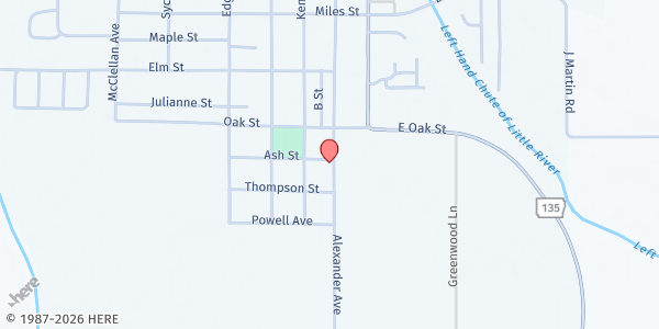 Map showing Lepanto City Hall at 900 Alexander Ave, Lepanto, AR