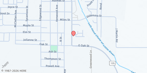 Map showing Lepanto Senior Life Center at 100 Stevens Square, Lepanto, AR