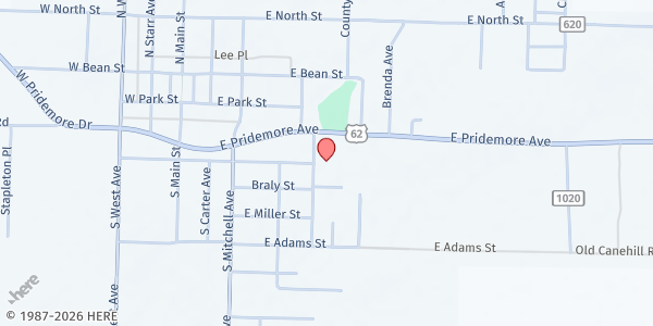 Map showing Lincoln Mobile Pantry - The Sanctuary Church at 310 Lincoln Ave, Lincoln, AR