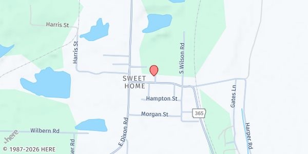 Map showing First Baptist Church - Sweet Home at 6825 AR-365, Little Rock, AR